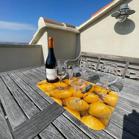 Maison Au Coeur De & Terrasse Panoramique Sablet