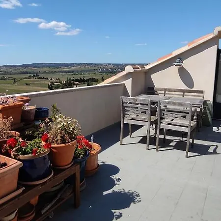 Maison Au Coeur De & Terrasse Panoramique * Sablet